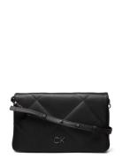 Re-Lock Quilt Shoulder Bag Bags Crossbody Bags Black Calvin Klein