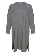 Zizzi Vlucca, L/S, Abk Dress Grå