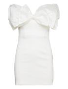 Bardot Mini Bow Dress Vit