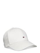 Th Flag Cotton 6 Panel Cap Accessories Headwear Caps White Tommy Hilfi...