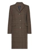Sb Reefer-Lined-Coat Outerwear Coats Winter Coats Brown Lauren Ralph L...
