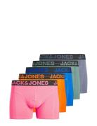 Jacseth Solid Trunks 5 Pack Box Boxerkalsonger Pink Jack & J S