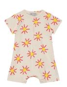 Bobo Choses Baby Sun All Over Playsuit Beige