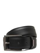 Business Texture 3.5 Adj Accessories Belts Classic Belts Black Tommy H...