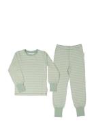 Geggamoja Two Pcs Pyjamas Classic Grön