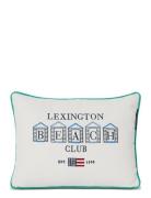 Lexington Home Beach Club Small Embroidered Organic Cotton Pillow Vit