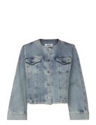 IVY Copenhagen Ivy-Jazz Cropped Denim Jacket Blå