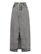 Cmcharlee-Long-Skirt Lång Kjol Grey Copenhagen Muse