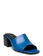 Ariki Sandal Med Klack Blue Pavement