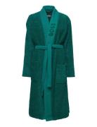 Plain Bath Robe Morgonrock Green Boss Home