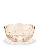 Holmegaard Lily Bowl Ø13 Cm Toffee Rose 2 Pcs. Beige