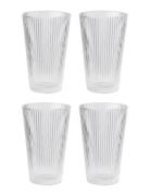 Stelton Pilastro Drinking Glass 0.35 L. 4 Pcs Clear Nude