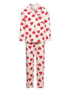 Pajama Hearts Pyjamas Set Multi/patterned Lindex