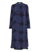 Impasto Kivet Dresses Shirt Dresses Blue Marimekko