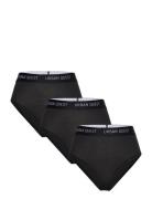 URBAN QUEST The Bamboo 3-Pack Maxi Brief Svart