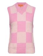 Noa, 1790 Alpaca Knit Vests Knitted Vests Pink STINE GOYA