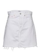 3X1 Rigid Denim-Min-Pen Kort Kjol White Polo Ralph Lauren