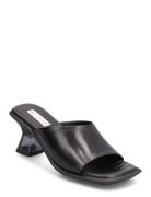 Synthia Black Sandals Sandal Med Klack Black MIISTA