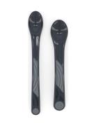 Twistshake 2X Feeding Spoon Set 4+M Black Home Meal Time Cutlery Black...