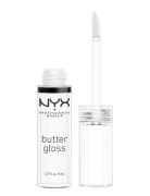 Butter Gloss Sugar Glass Läppglans Smink Nude NYX Professional Makeup