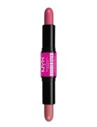 Wonder Stick Dual-Ended Cream Blush Stick Rouge Smink Pink NYX Profess...