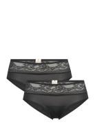 Eco Moon/Lace-2Pp Hipster_Classic Hipstertrosa Underkläder Black Dorin...