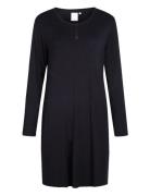 Jacqueline Long-Sleeved Dress Knälång Klänning Black CCDK Copenhagen