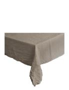 Au Maison Table Cloth Linen Basic Washed Brun