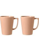 Gc Krus 34 Cl 2 Stk. Home Tableware Cups & Mugs Coffee Cups Pink Rosen...