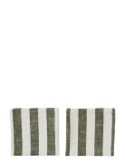 Striped Napkin - Pack Of 2 Home Textiles Kitchen Textiles Napkins Clot...