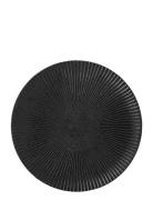 Neri Tallerken, Sort, Stentøj Home Tableware Plates Dinner Plates Blac...