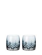 Crispy Sapphire Aqua - 2 Pcs. Home Tableware Glass Drinking Glass Blue...