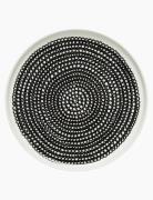 Siirtolapuutarha Plate Home Tableware Plates Dinner Plates Black Marim...