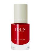 Nail Polish Rubin Nagellack Smink Red IDUN Minerals