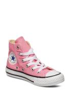 Yths C/T Allstar Hi Pink Shoes Sneakers Canva Sneakers Pink Converse