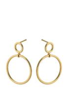 Globe Earrings Length Örhänge Smycken Gold Pernille Corydon