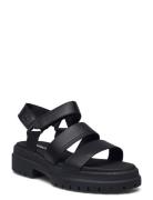 London Vibe Backstrap Sandal Black Platta Sandaler Black Timberland