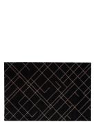 Tica Copenhagen Floormat Polyamide, 90X60 Cm, Lines Design Svart