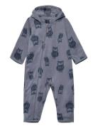 Overall Fleece Outerwear Fleece Outerwear Fleece Suits Blue Lindex