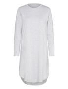 URBAN QUEST Women Bamboo Longsleeved Night Dress Grå