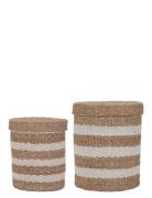 House Doctor Storage Baskets, Hdgeet, Nature/Brown Beige