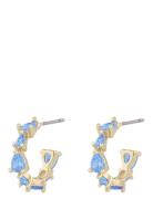 Ashley Small Oval Ear Accessories Jewellery Earrings Hoops Blue SNÖ Of...