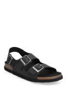 Scholl Sl Gaston Leather Black Svart