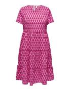 ONLY Carmakoma Carlux Life Ss Midi Dress Rosa