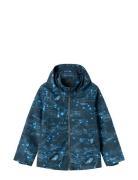 Nkmmax Jacket Cyber Outerwear Shell Clothing Shell Jacket Blue Name It