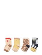 Silas Socks 4-Pack Sockor Strumpor Multi/patterned Liewood