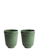 PotteryJo Daisy Mug 2-Pack Grön