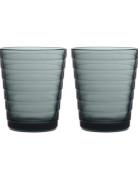 Iittala Aino Aalto Tumbler 22Cl 2 Pcs Grå