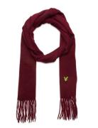 Lyle & Scott Lambswool Scarf Röd