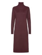 Saint Tropez Milasz Roll Neck Long Dress Burgundy